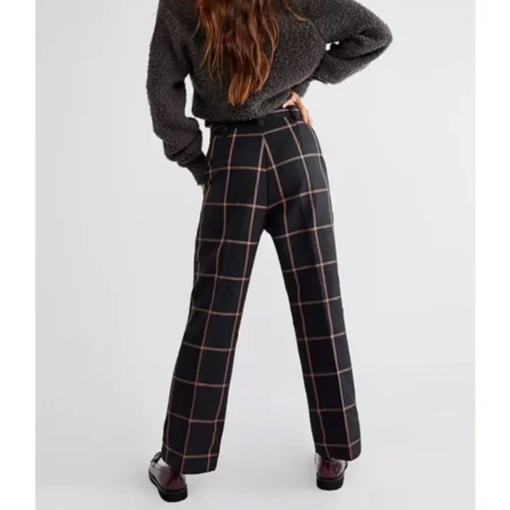 Levi's Math Club Trouser Flare Pants in Bonnie Plaid Rinse - Picture 2 of 8